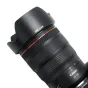 JJC EW-88E objektyvo skliautas Canon RF 24-70mm f/2.8L IS USM objektyvui su matine vidine paviršiumi ir raudona akcentinė juosta.