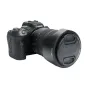 Canon RF 24-70mm f/2.8L IS USM objektyvas su JJC EW 88E skydine, šoninis vaizdas optimaliai šviesos apsaugai