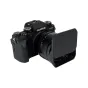 JJC LH JXF56F12R objektyvo skiautė Fujifilm XF 56mm f/1.2 R WR objektyvui su matine danga, pritvirtinta prie objektyvo, kad apsaugotų nuo šviesos blizgėjimo ir nepageidaujamos šviesos