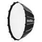 Godox QR P70T 70 cm parabolinė minkštutė su Bowens montu, greitas montavimas, su keičiamaisiais difuzoriais ir sidabrine vidine paviršiumi kryptiniam minkštam apšvietimui
