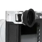 JJC sidabrinė kameros akies skiautė Fujifilm GFX100RF su plačiu silikono kraštu, užtikrinančiu patogią akių apsaugą ir apsaugą nuo įbrėžimų
