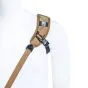 BlackRapid Sport X Extra Multi Terrain krosmeninė kameros diržas su papildoma pagalvėle ir nuimamu apakšdelio stabilizatoriumi, saugiai laikantis kamerą