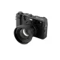 Fujifilm X100VI kamera su Viltrox TCL X100VI teleobjektyvo konvertavimo lęšiu, padidinančiu fokosinį atstumą, išlaikant originalią apertūrą, skirtą universaliai fotografijai