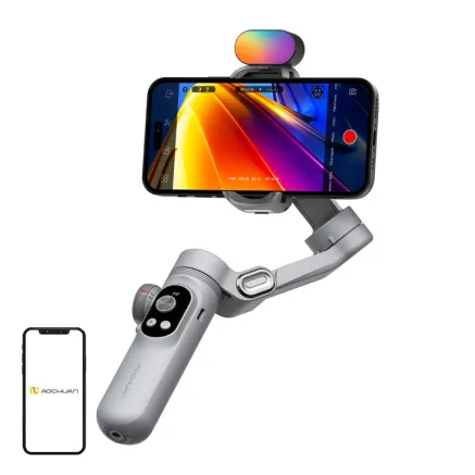 AOCHUAN X Pro Gimbal with RGB Lighting Gray