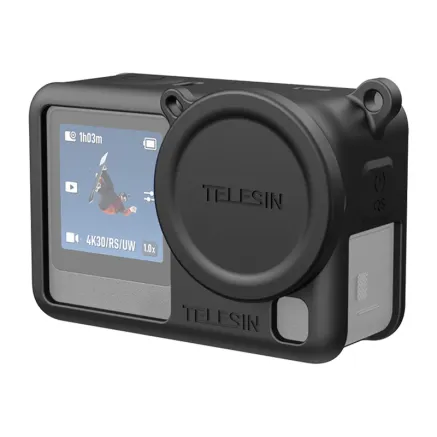 Telesin Silicone Protective Case for DJI Osmo Action 6 Black