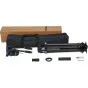 SIRUI Pro video stabilizatoriaus komplektas SQ100+VHS18 su anglies pluošto kojomis, VHS18 skystojo galvos stabilizatoriumi, greito atlaisvinimo rankena, žemės išskleidėju su kuokšteliais ir nešimo krepšiu pilname komplekte