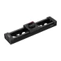 iFootage Shark Slider Pico Pro kompaktiška slankiojančioji sistema su valdymo panele ir greitai atlenkama plokšte, skirta sklandžiam kino judėjimui su DJI Pocket 3/4 ir Action 5/6 kameromis.