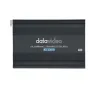Datavideo HBT-15 4K HDBaseT siųstuvas su tvirtu dizainu, skirtu profesionaliam 4K vaizdo siuntimui per Ethernet, priekis.