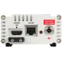 Datavideo HBT-15 4K HDBaseT transliuotojo užpakalinė panelė su HDMI įvestimi, DVIP saskarne ir 12V 30W DC išvestimi vaizdo perdavimui.