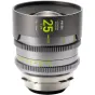 NiSi Athena Prime Rewind 25mm T1.9 PL-Mount kinematografinis objektyvas su metaliniu korpusu, fokusavimo žiedu su fluorescencinėmis žymėmis, diafragmos skale ir atvyniojimo mechanizmu, skirtas filminei bokeh ir stilizuotiems viz