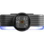 SmallRig 5821 Neo mini LED video šviesos P108 Nebula Gray – užpakalinė pusė su CE/FCC sertifikatais, reguliavimo ratuku ir ventiliuota konstrukcija, skirta nešiojamam vaizdo apšvietimui