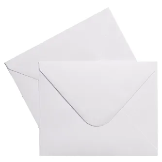 Focus baltas vokas 115x160 mm, 100 g/m² skiedinė popieriaus, atidarytas pakraštys su uždarymo juosta, 50 vnt paketas aukšto kokybės nuotraukų spausdinimui ir kvitavimams