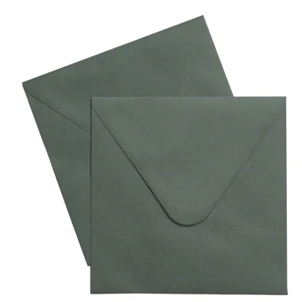 FOCUS Envelope Green 160x160 110g 50-pack