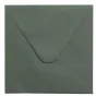 FOCUS žalias kvadratinis vokas 160x160 mm, 110 g, rūgšties neutralus popierius pH 8.0-8.5, idealus pakvietimams ir sveikinimams, 50 vnt paketas