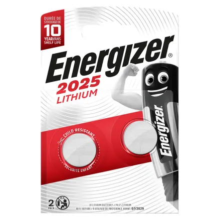 ENERGIZER Lithium Miniature CR2025 2 pack