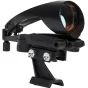 Celestron StarPointer Pro radiklinis įrenginys su apšviestais dviem ratilais ir 40 mm objektyvu, pritvirtintas prie teleskopų dovetail laikiklio