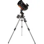Celestron Advanced VX SCT 11 teleskopas su StarBright XLT danga ant tvirtos ekvatorinės montuotės, paruoštas astrofotografijai ir vizualiems stebėjimams
