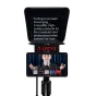 Fortinge ERA LITE 19 teleprompterio sistema su dviem ekranais, skaitmeniniu laikmačiu ir profesionalia studijos įranga kameroms iki 20 kg