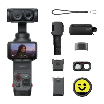 Insta360 Luna Ultra Creator Bundle kosminio juodo spalvos su 8K sensoriumi, 12-kartiniu zoom objektyvu ir atskiriamu liukens ekranu, naudojamas su pilnu priedų komplektu, įskaitant Mikro Pro TX, plačiakampį objektyvą ir nešiojam Insta360 Luna Ultra Creator Bundle kosminio juodo spalvos su 8K sensoriumi, 12-kartiniu zoom objektyvu ir atskiriamu liukens ekranu, naudojamas su pilnu priedų komplektu, įskaitant Mikro Pro TX, plačiakampį objektyvą ir nešiojam