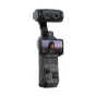Insta360 Luna Ultra 8K veiksmo kamera Cosmic Black spalvos su nuimamu OLED lietimui jautriu ekranu, Leica dvigubu objektyvu ir pasirinktu 3x priartinimu.