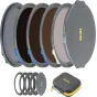 NiSi JetMag Pro 82 mm filtro komplektas su tikru spalvų CPL ir 3, 6, 10 žingsnių ND filtrų komplektu, metaliniais dangteliais, adapterinėmis žiedais ir nešiojamu krepšiu