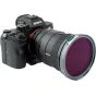 Sony Alpha DSLR kamera su 82 mm NiSi JetMag Pro filtrų komplektu, įskaitant purpurinį neutralųjį filtrą ir magnetinį užrakinimo mechanizmą profesionaliam fotografavimui