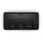 Blackmagic Design DaVinci Resolve Micro spalvų koregavimo panelė su vokišku klaviatūros išdėstymu, turinti tris trackball ir preciziškus rankenėlius profesionaliam spalvų koregavimui