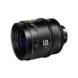 DZOFILM Arles 18mm T1.4 kinematografinis objektyvas su 16 lapų diafragma, juodu matiniu apdailu ir tiksliomis fokuso žymėmis
