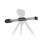 Edelkrone SliderPLUS v6 varomas kameros slidė su lygiu slenkstės sistema, pritvirtinta prie statyvo horizontaliam kinematografiniam filmavimui