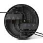 Owl Labs Meeting Owl 5 Pro 360 4K konferencijų kameros apačia su prijungtais USB-C, HDMI, Ethernet ir papildomais jungtimis