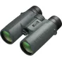 Pentax ZD vandeniui atsparūs 10x43 žiūronai su tvirtu žaliu guminiu korpusu ir aukštos kokybės optika aiškiai stebėti lauke