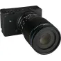 Laowa 90mm f/2.8 2X Ultra Makro APO objektyvas Fujifilm L-mount kamerai su ryškiu makro detalumu ir APO optika, pritvirtintas prie Fujifilm FP kameros korpuso