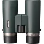 Pentax SD 7x42 WP ED žiūronai su ED stiklu ir vandeniui atspariu dizainu, priekinis vaizdas, akcentuojantis objektyvus ir centrinį jungtį