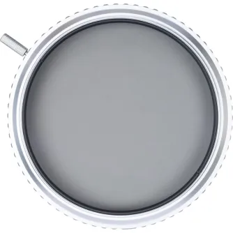 NISI ND-Vario 67mm tiesioginio spalvos kintamo neutralios tankio filtras su 1-5 stopų reguliavimu, priekinio žiedo žymomis ir sidabriniu svirtele preciziškai valdyti ekspoziciją