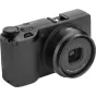 NISI objektyvo adapteris ir žiedų dangteliai Ricoh GR IIIx kamerai, suderinami su 49 mm filtrais, su rožiniu ir sidabriniu dangteliais objektyvo pritaikymui.