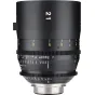 Tokina Vista 21mm T1.5 kinematografinis objektyvas Canon EF - priekis su fokuso ir diafragmos skalėmis