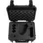 Atvira B&W Outdoor Cases Type 3000/PP.117 dėžė su specialiai sukurtais putų įdėklais DJI Flip bepilotiniam orlaiviui saugoti, su saugiais užraktais ir tvirta polipropileno konstrukcija ekstremalioms sąlygoms