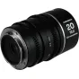 Laowa Nanomorph 20mm T2.2 sidabrinis anamorfinis objektyvas su 1.5x spaudimo santykiu, su 0.8 MOD kino standartą atitinkančiais fokusavimo ir diafragmos mechanizmais MFT kameroms