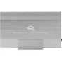 OWC Mercury Elite Pro 20TB USB 3.2 išorinis kietasis diskas su šlifuotu aliuminio korpusu, moderniu dizainu ir disko skyriumi profesionaliam duomenų saugojimui.