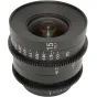 Laowa 15mm T2.1 Zero-D Cine objektyvas Sony FE - ultralaidus kampas, be iškraipymų, priekinis vaizdas su fokusavimo ir diafragmos žiedais