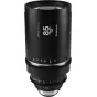 Laowa Proteus 2X Anamorphic 85mm T2 sidabrinis objektyvas su PL/Canon EF montavimo adapteriu - priekis rodantis fokuso ir diafragmos žiedus