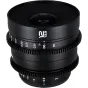 Laowa 12mm T2.9 Lite Zero-D VV objektyvas su 0.8 MOD kinematografine geara Sony E prijungimui, priekis rodantis aiškius diafragmos ir fokuso žyminius