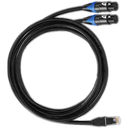 Hollyland RJ45 to Dual XLR Audio Cable