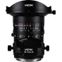 Laowa 17mm f/4 Zero-D Tilt-Shift objektyvas Hasselblad XCD - priekis su nuokrymo-slinkio valdymo ir diafragmos skalėmis