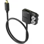 SmallRig 6125 HDMI duomenų adapterio kabelis su montavimo bloku, vinčiais ir rakčiu kamerų būrims