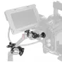 SmallRig 6509 4.3 mini Magic Arm su 360° galvos kabeliu, pritvirtintas prie kameros konstrukcijos, palaiko priedus iki 3.0 kg tiksliai nustatyti.