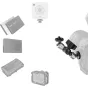 SmallRig 6509 4.3 mini Magic Arm su 360° galva ir pilnas priedų komplektas: baterijos plokštė, vaizdo siųstuvas, apsauginis dėklas ir GoPro kameros tvirtinimas