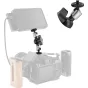 Focus Nordic SmallRig 6509 4.3 mini Magic Arm su 360° galvos jungtimi, pritvirtinta prie DSLR kameros, skirta lanksčiam ekrano pozicionavimui