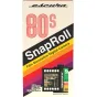 Escura SnapRoll Mini retro stiliaus skaitmeninė kamera su ryškiu paketu, kuriame yra 80-ųjų dešimtmečio dizainas ir 35 mm filmo simuliacijos ekranas