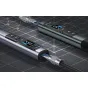 FNIRSI HS-02A 100W protingasis lydytuvas su skaitmeniniu ekranu ir USB-C jungtimi, rodantis tikslią temperatūros kontrolę ir modernų dizainą